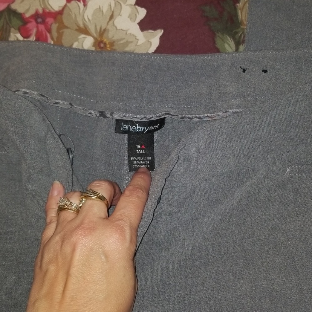 Lane Bryant Sz. 16T Grey Slacks
